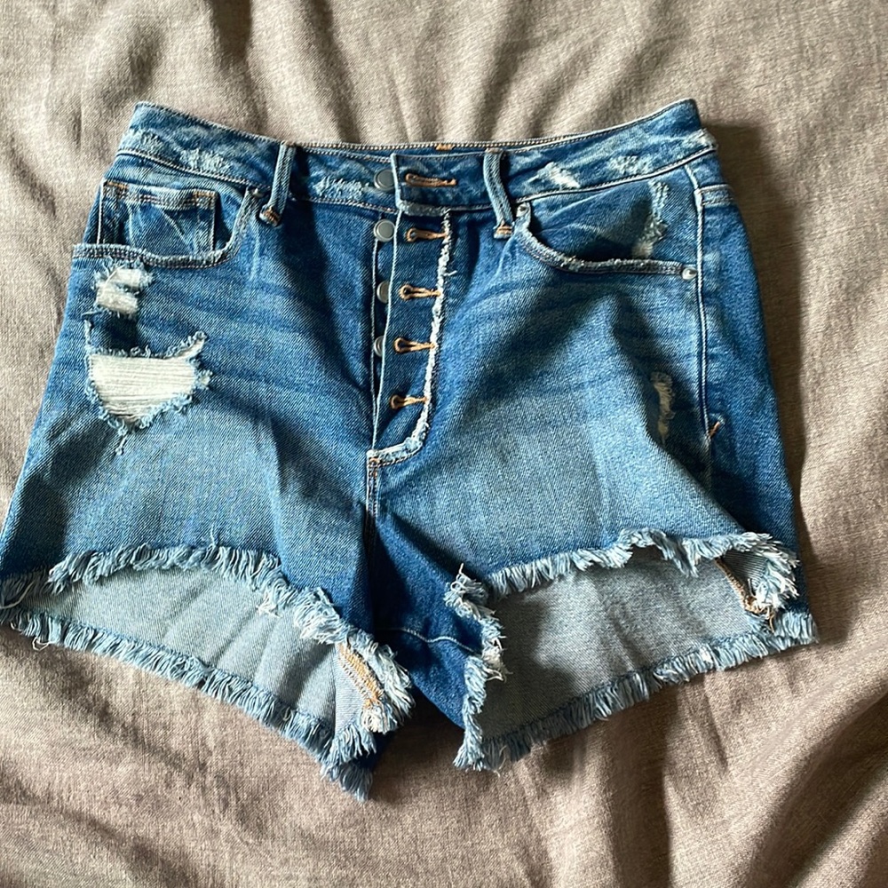Good American Bombshell Denim Shorts Size 29